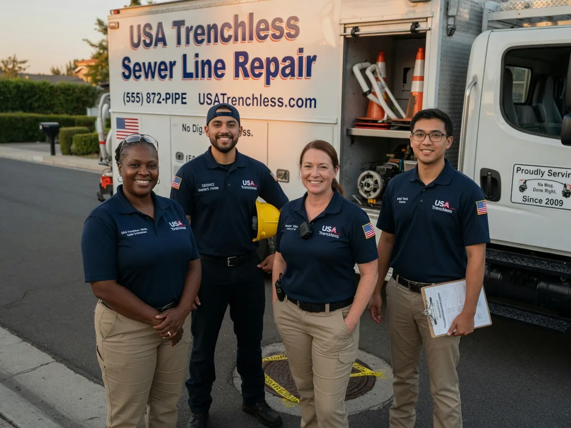 Sewer Line Repair company in La Plume, PA